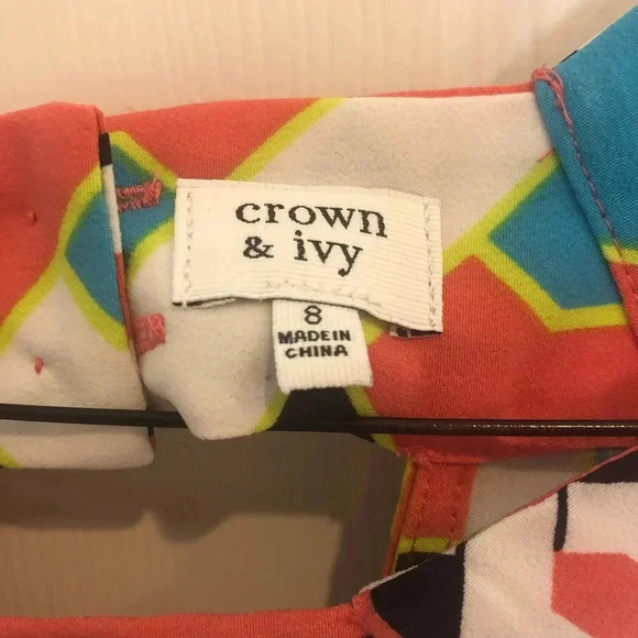 Crown and ivory dress -like new size small - Picture 2 of 3